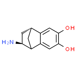 ChemSpider 2D Image | (1R,9S)-9-Aminotricyclo[6.2.1.0~2,7~]undeca-2,4,6-triene-4,5-diol | C11H13NO2