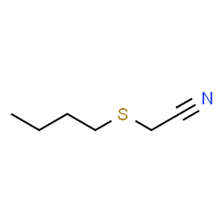 ChemSpider 2D Image | (Butylsulfanyl)acetonitrile | C6H11NS