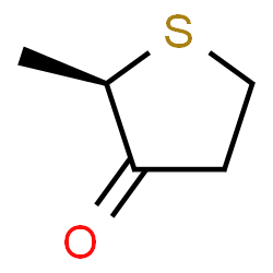 ChemSpider 2D Image | (2R)-2-Methyldihydro-3(2H)-thiophenone | C5H8OS