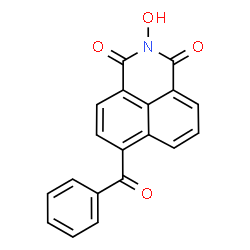 ChemSpider 2D Image | 6-Benzoyl-2-hydroxy-1H-benzo[de]isoquinoline-1,3(2H)-dione | C19H11NO4