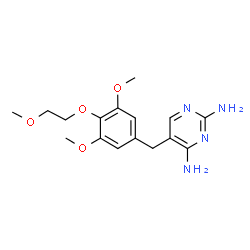 ChemSpider 2D Image | Tetroxoprim | C16H22N4O4