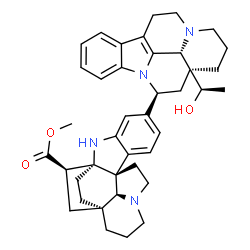 ChemSpider 2D Image | Methyl (2beta,5beta,21beta)-16-[(14beta,20R)-20-hydroxy-14,15-dihydroeburnamenin-14-yl]aspidofractinine-21-carboxylate | C40H48N4O3