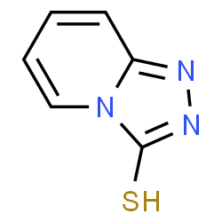 ChemSpider 2D Image | 1,2,4-Triazolo(4,3-A)Pyridine-3-Thiol | C6H5N3S