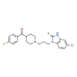 ChemSpider 2D Image | milenperone | C22H23ClFN3O2