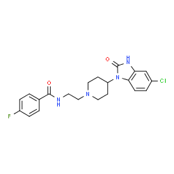 ChemSpider 2D Image | halopemide | C21H22ClFN4O2