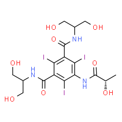 ChemSpider 2D Image | Iopamidol | C17H22I3N3O8