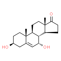 ChemSpider 2D Image | 7α-Hydroxy-DHEA | C19H28O3