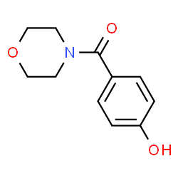 ChemSpider 2D Image | 4-(4-morpholinylcarbonyl)phenol | C11H13NO3
