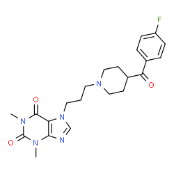 ChemSpider 2D Image | Fluprofylline | C22H26FN5O3