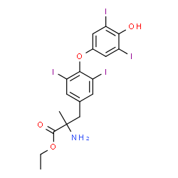 ChemSpider 2D Image | Etiroxate | C18H17I4NO4