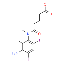 ChemSpider 2D Image | iomeglamic acid | C12H13I3N2O3