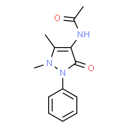 ChemSpider 2D Image | 4-Acetamidoantipyrin | C13H15N3O2