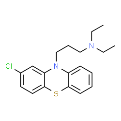ChemSpider 2D Image | chlorproethazine | C19H23ClN2S