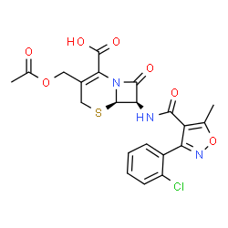 ChemSpider 2D Image | Cefoxazole | C21H18ClN3O7S