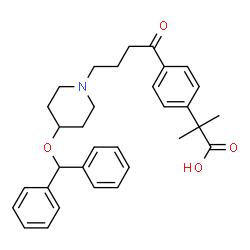 ChemSpider 2D Image | carebastine | C32H37NO4