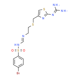 ChemSpider 2D Image | Ebrotidine | C14H17BrN6O2S3