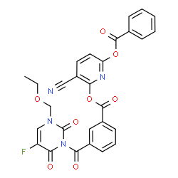 ChemSpider 2D Image | emitefur | C28H19FN4O8