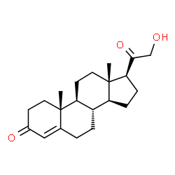 ChemSpider 2D Image | 11-Deoxycorticosterone | C21H30O3