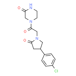 ChemSpider 2D Image | Cebaracetam | C16H18ClN3O3