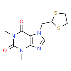 ChemSpider 2D Image | Nestifylline | C11H14N4O2S2