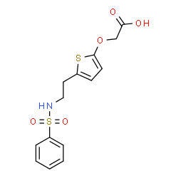 ChemSpider 2D Image | linotroban | C14H15NO5S2