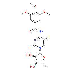 ChemSpider 2D Image | galocitabine | C19H22FN3O8