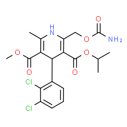 ChemSpider 2D Image | Lemildipine | C20H22Cl2N2O6