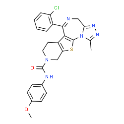 ChemSpider 2D Image | setipafant | C26H23ClN6O2S