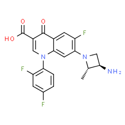 ChemSpider 2D Image | cetefloxacin | C20H16F3N3O3