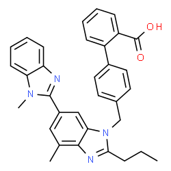 ChemSpider 2D Image | Telmisartan | C33H30N4O2