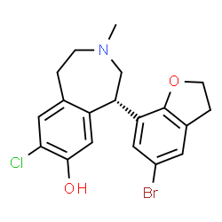 ChemSpider 2D Image | Berupipam | C19H19BrClNO2