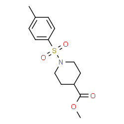 ChemSpider 2D Image | Methyl 1-[(4-methylphenyl)sulfonyl]-4-piperidinecarboxylate | C14H19NO4S