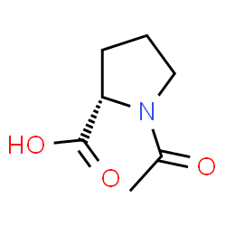 ChemSpider 2D Image | ACETYL PROLINE | C7H11NO3