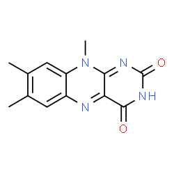 ChemSpider 2D Image | LUMIFLAVIN | C13H12N4O2