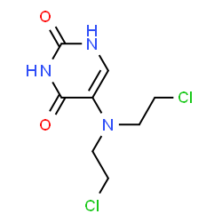 ChemSpider 2D Image | Uramustine | C8H11Cl2N3O2