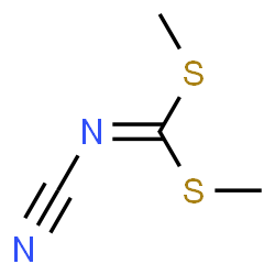 ChemSpider 2D Image | (Cyanoimino)bis(methylthio)methane | C4H6N2S2