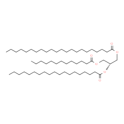 ChemSpider 2D Image | 2-(Nonadecanoyloxy)-3-(tridecanoyloxy)propyl docosanoate | C57H110O6