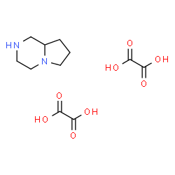 ChemSpider 2D Image | octahydropyrrolo[1,2-a]pyrazine oxalate (1:2) | C11H18N2O8