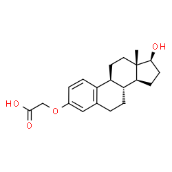 ChemSpider 2D Image | Estradiol-3-carboxymethyl ether | C20H26O4