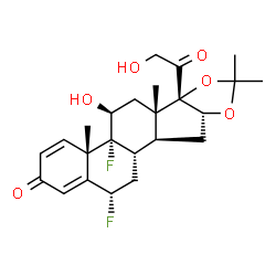 ChemSpider 2D Image | Fluocinolone Acetonide | C24H30F2O6
