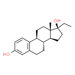 ChemSpider 2D Image | 17-Ethylestradiol | C20H28O2