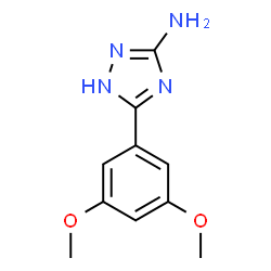 ChemSpider 2D Image | 5-(3,5-Dimethoxyphenyl)-1H-1,2,4-triazol-3-amine | C10H12N4O2