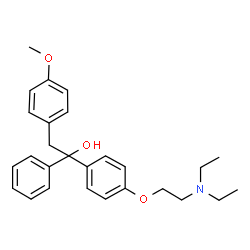 ChemSpider 2D Image | Ethamoxytriphetol | C27H33NO3