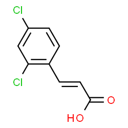 ChemSpider 2D Image | 2,4-Dichlorocinnamic acid | C9H6Cl2O2