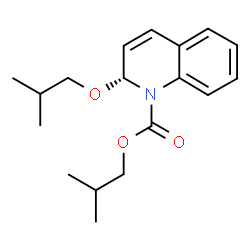 ChemSpider 2D Image | Isobutyl (2R)-2-isobutoxy-1(2H)-quinolinecarboxylate | C18H25NO3