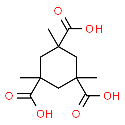 ChemSpider 2D Image | 1,3,5-Trimethyl-1,3,5-cyclohexanetricarboxylic acid | C12H18O6