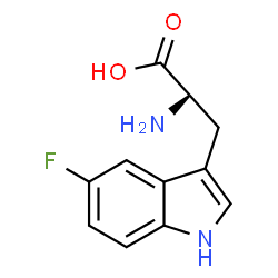 ChemSpider 2D Image | 5-Fluoro-L-tryptophan | C11H11FN2O2
