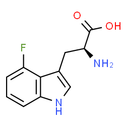 ChemSpider 2D Image | 4-Fluorotryptophane | C11H11FN2O2