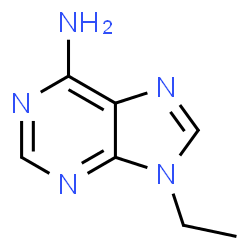 ChemSpider 2D Image | 9-ethylpurin-6-amine | C7H9N5