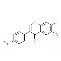 ChemSpider 2D Image | 7-O-methylafromosin | C18H16O5
